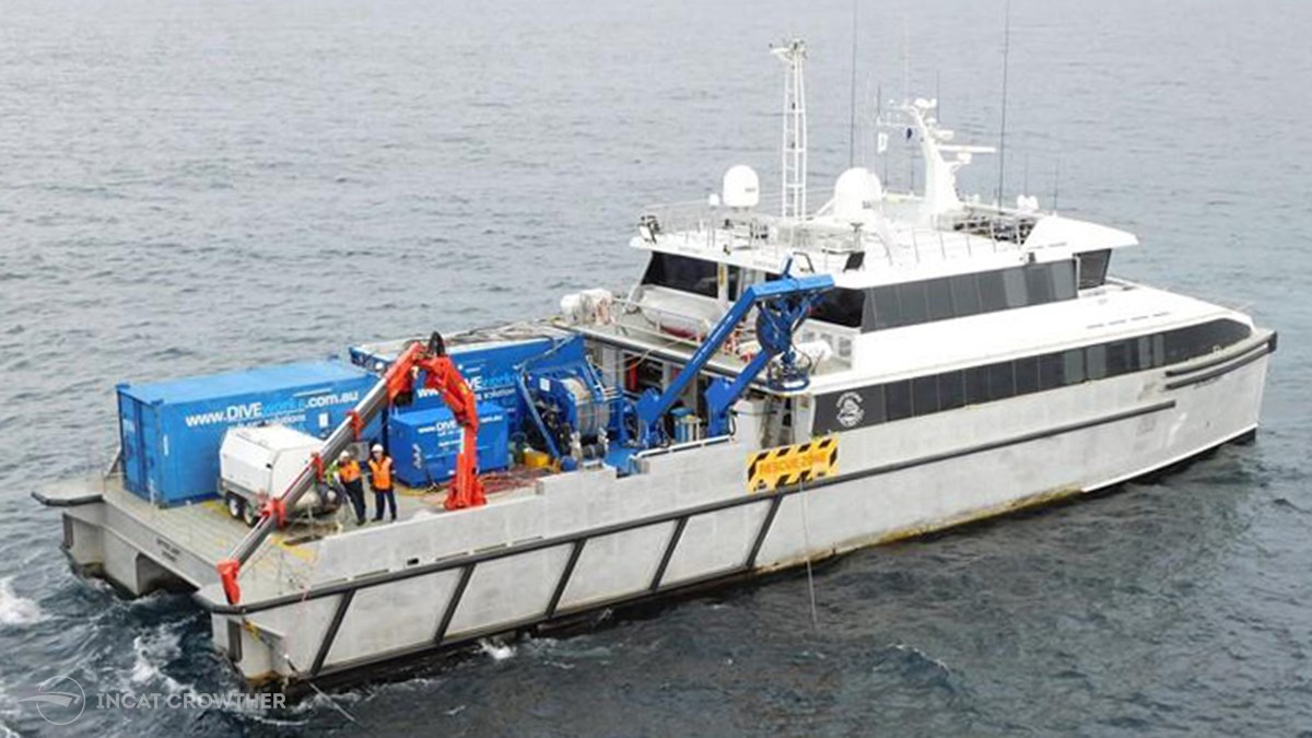 35m Catamaran Utility Vessel | Incat Crowther