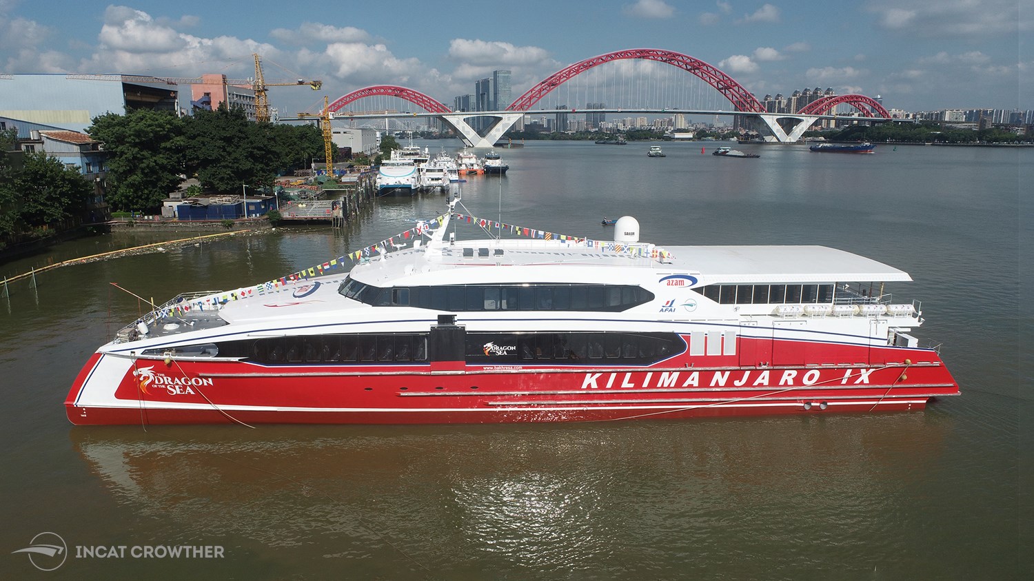Twelfth High-Speed Ferry Designed by Incat Crowther for Tanzania’s Azam ...
